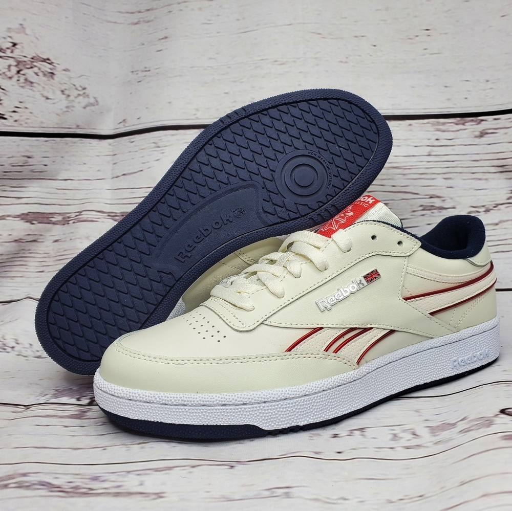 Reebok Mens Club C Revenge MU Leather Shoe Sz 9.5